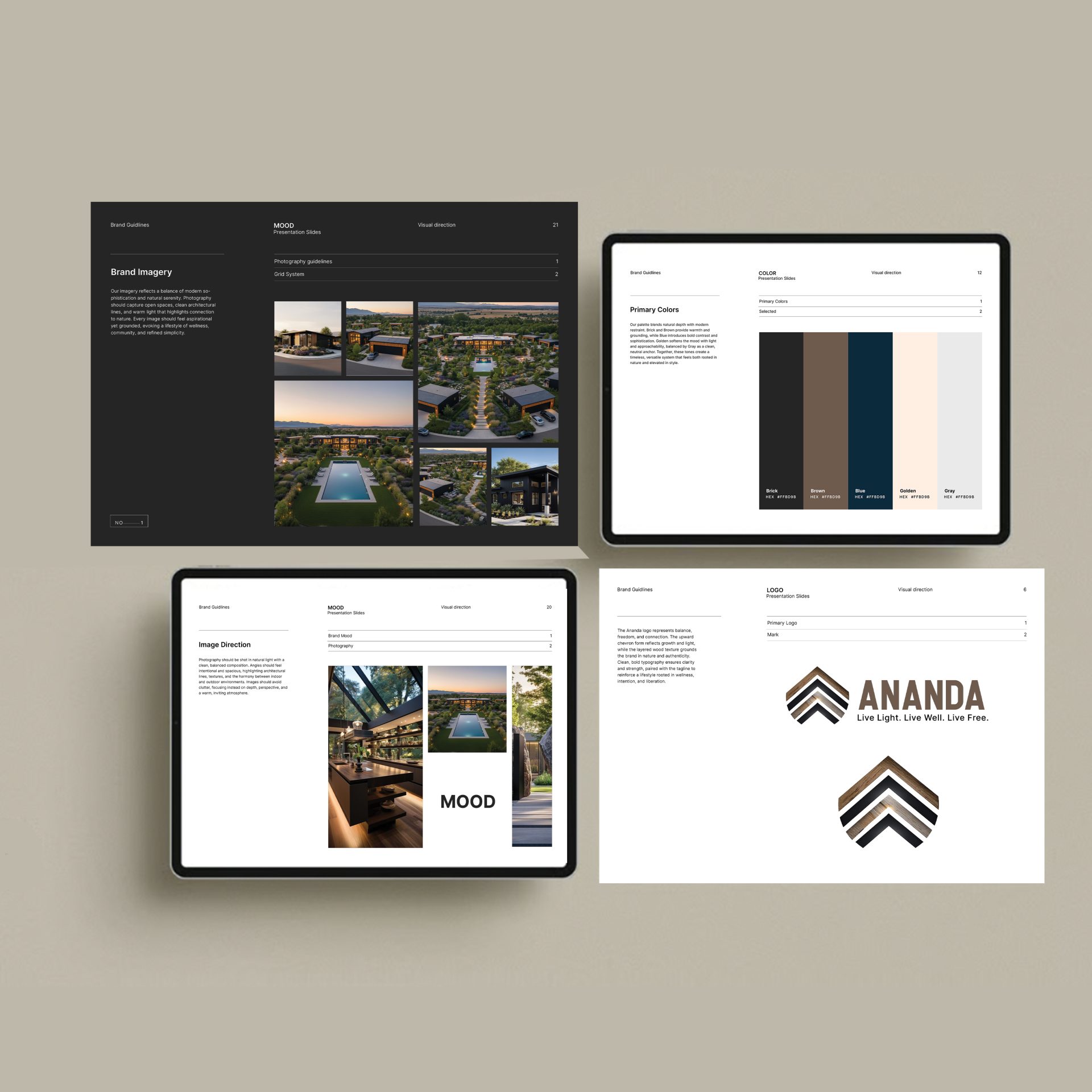 ananda homes brand creation and marketing design by why workshop agency Las Vegas